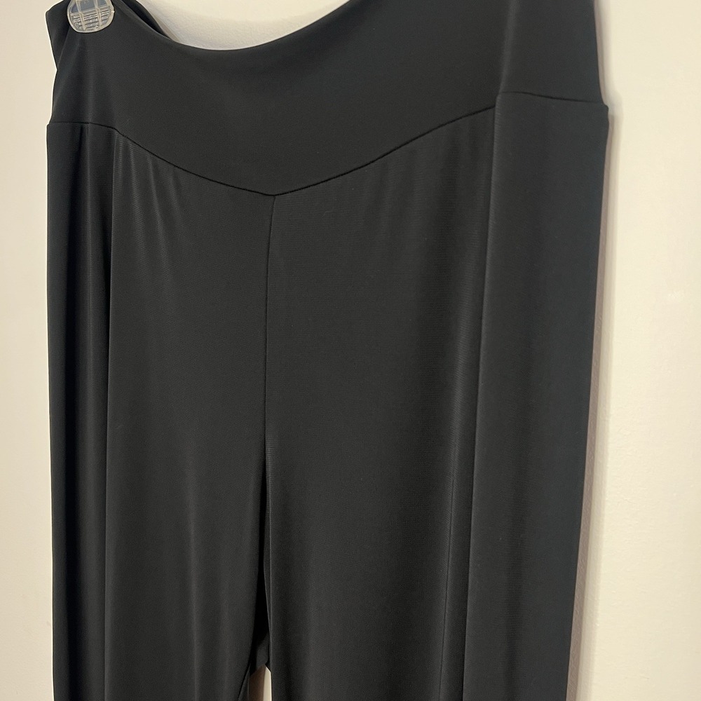 Karen Kane Dress Pants Size Large Black High Rise Flare Whimsigoth Retro 90s